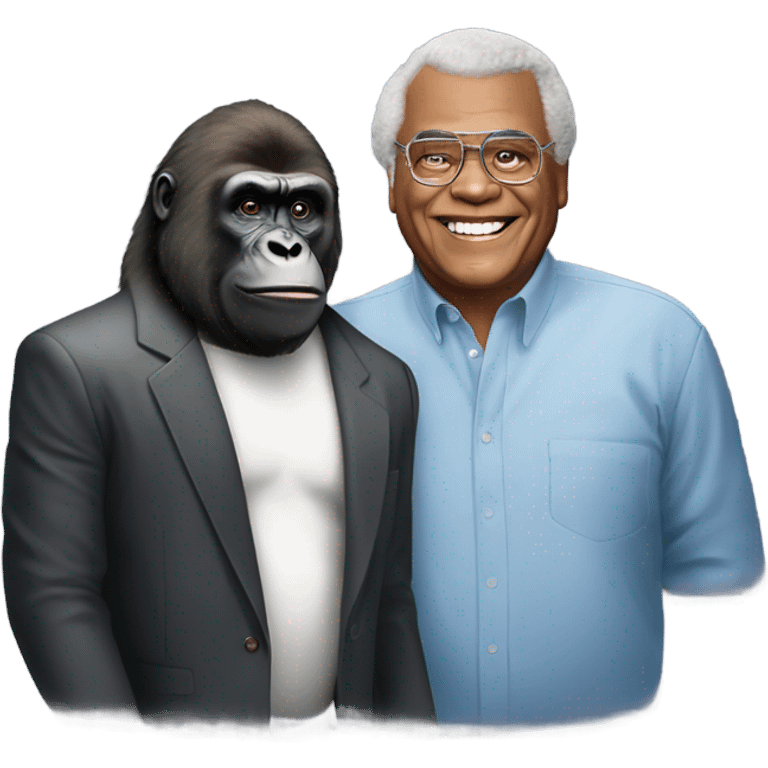 Harambe & James Earl Jones in Heaven emoji