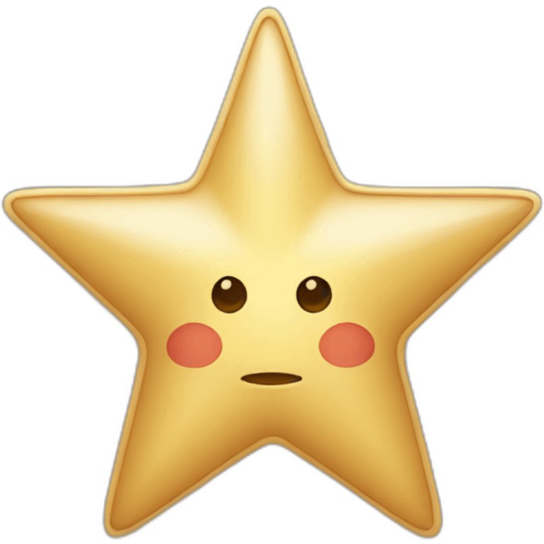 Five-pointed star emoji