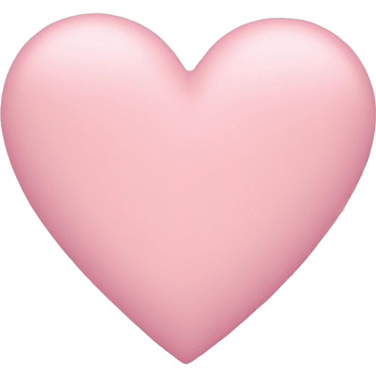 Pastel pink heart emoji