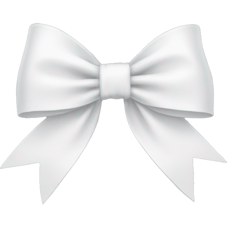 white bow emoji