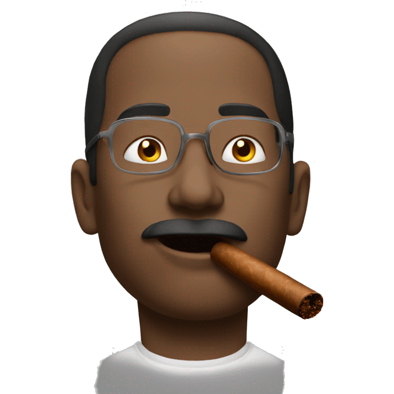 Me smoking a cigar emoji