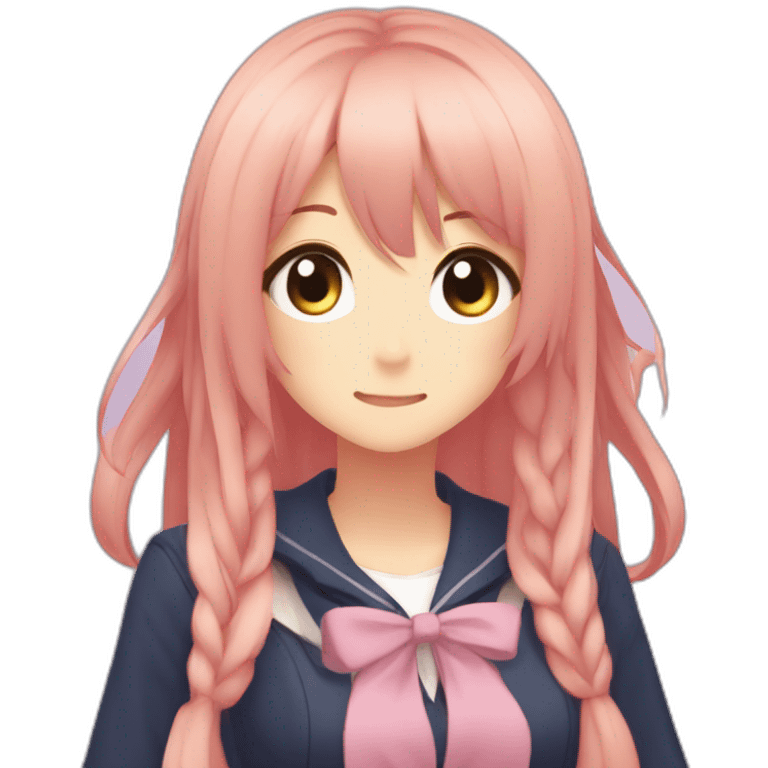 Monika Doki doki literature club emoji