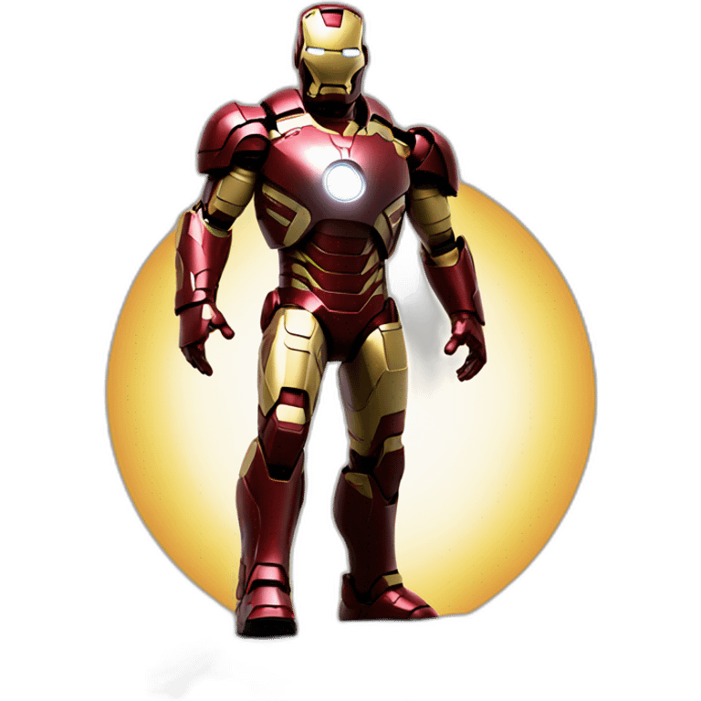 Iron Man Standing On sun emoji