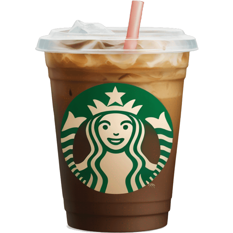 Starbucks iced coffee emoji