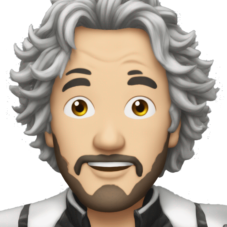 Phillip kirkorov white hair emoji