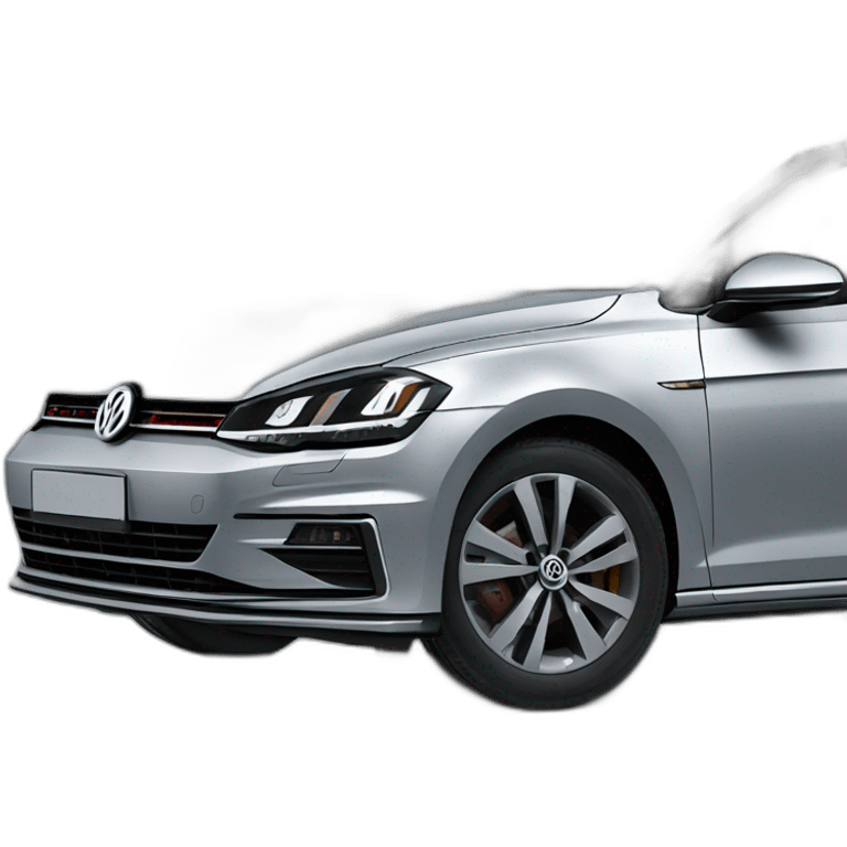 New Volkswagen Golf universal black emoji