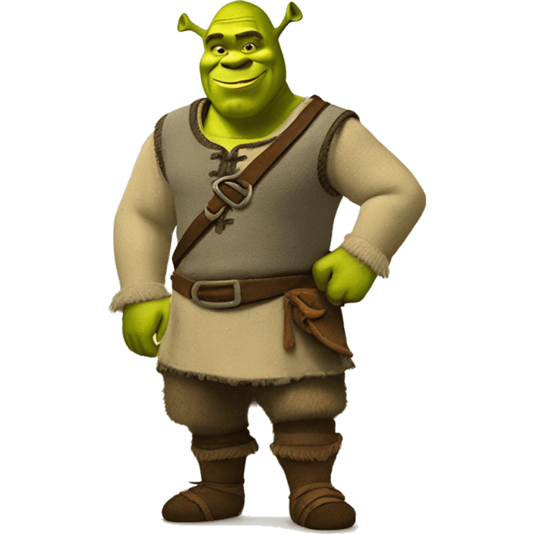 Shrek with donkey emoji