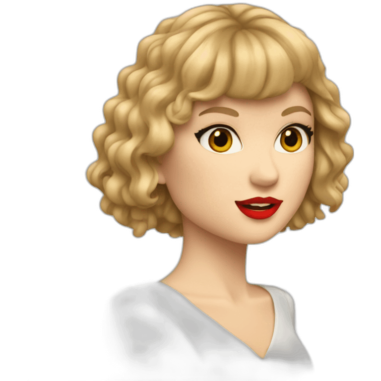 Taylor swift red emoji