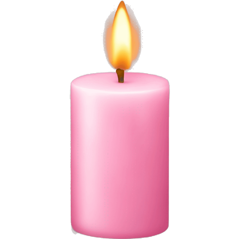 light pink candle emoji