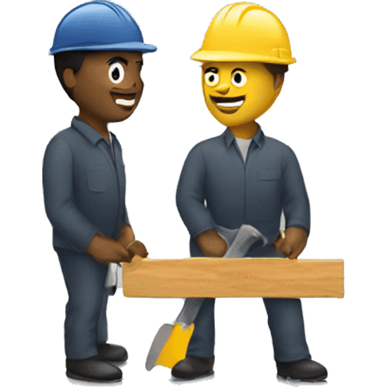 minimalistic men at work image emoji