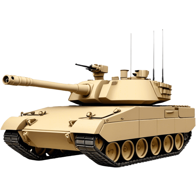 M1 Abrams Tank (sand colour) emoji