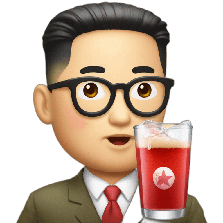 KIM JONG UN Drink emoji