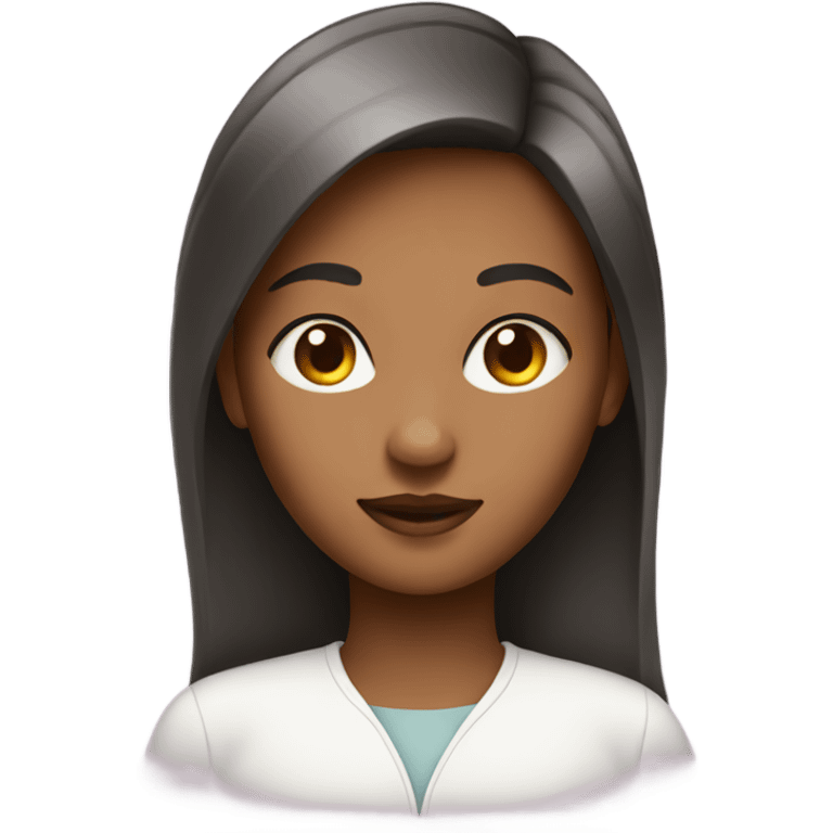 A girl with a clean look emoji