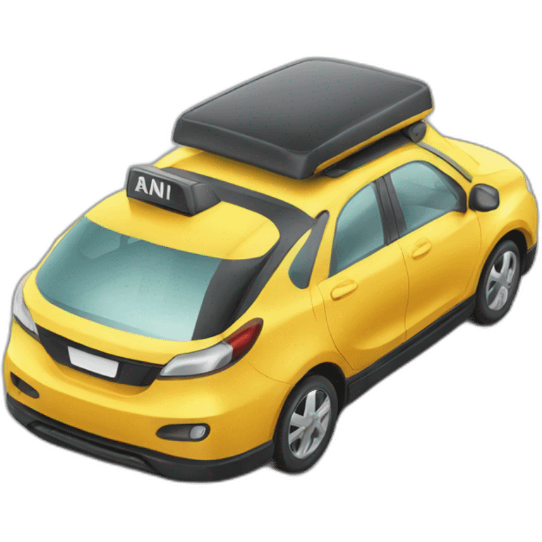 modern car Taxi emoji