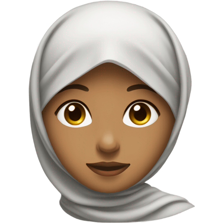 girl sleeping in hijab  emoji