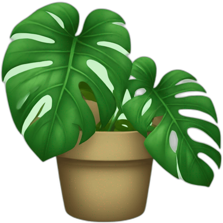 Monstera emoji