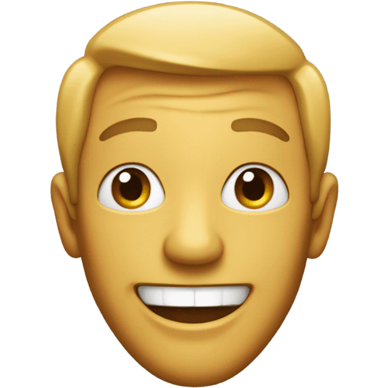 provocative grin classic emoji style emoji