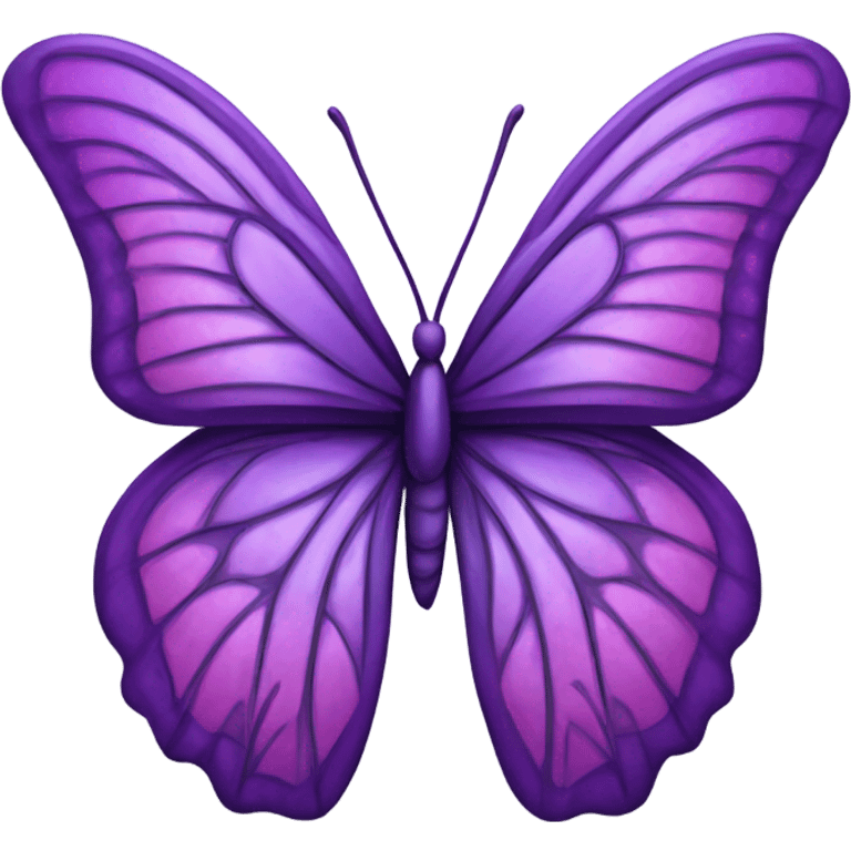 Purple butterfly emoji