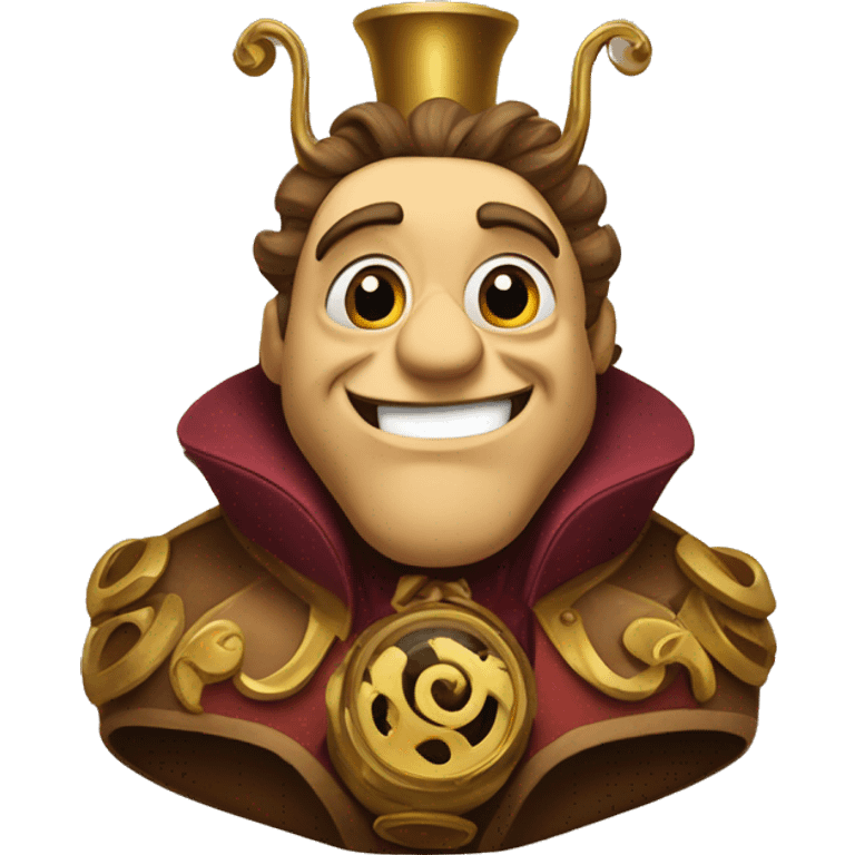 Cogsworth beauty and the beast emoji