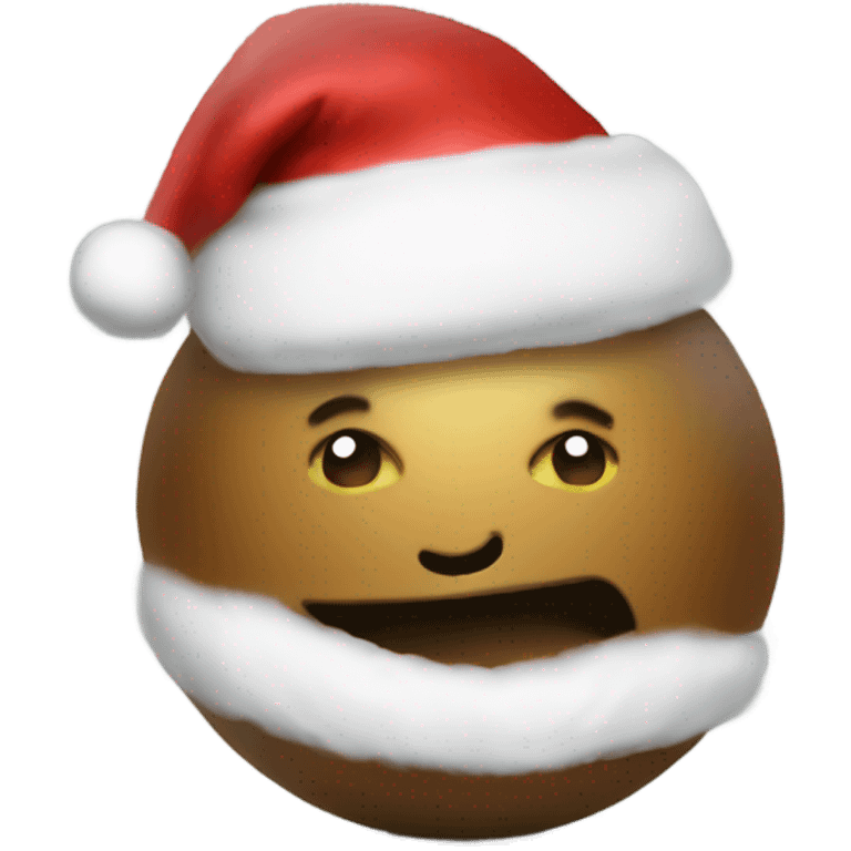 Christmas kettlebell emoji