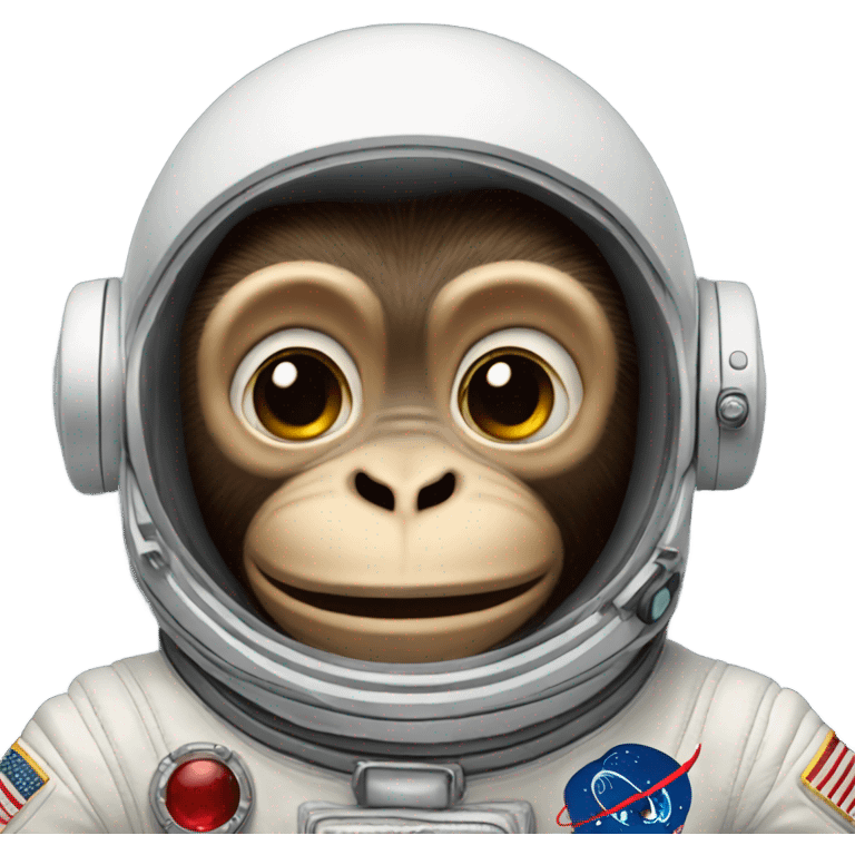 Astronaut Monkey emoji