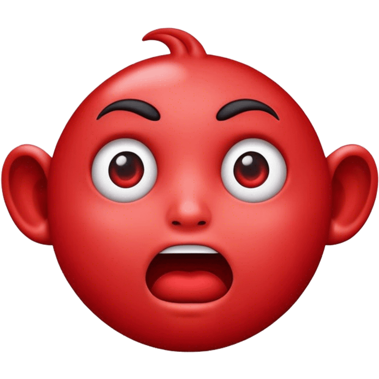 Stunned surprised apple style emoji emoji