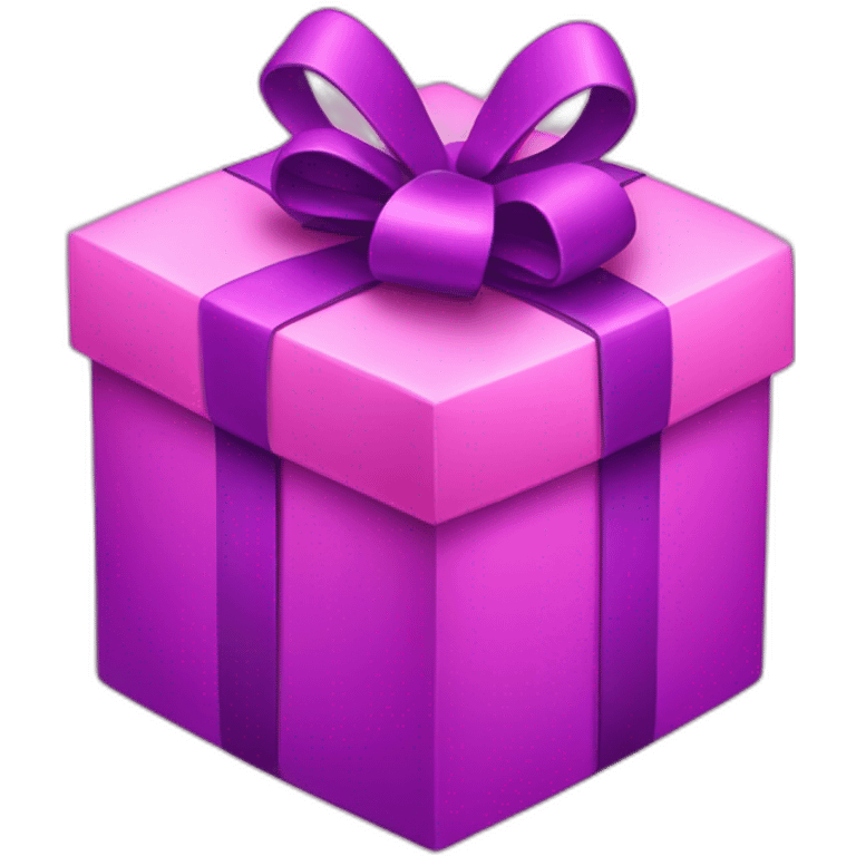 pink and purple gift box emoji