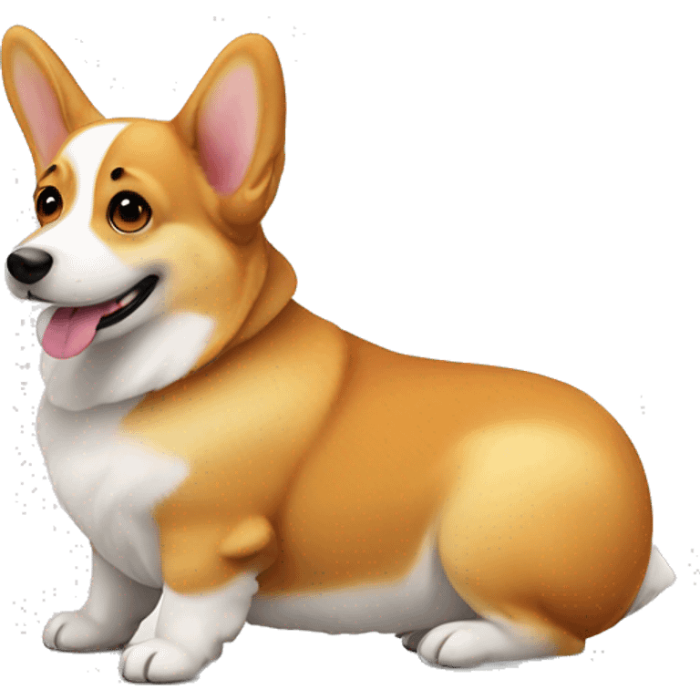 Cute corgi emoji