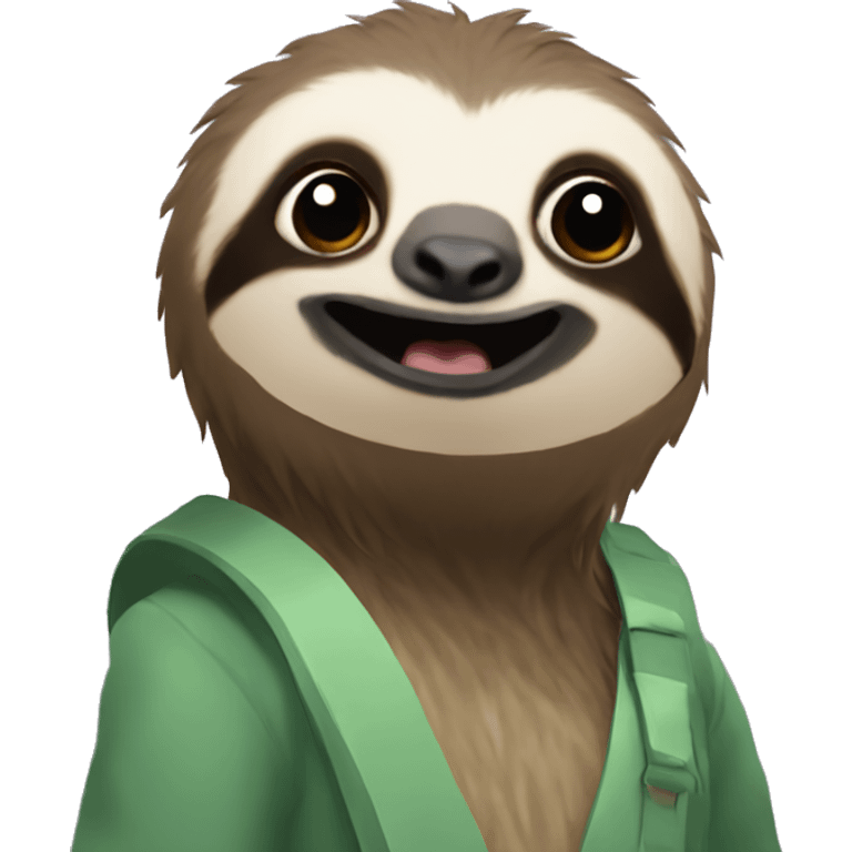 Sloth with GG  emoji