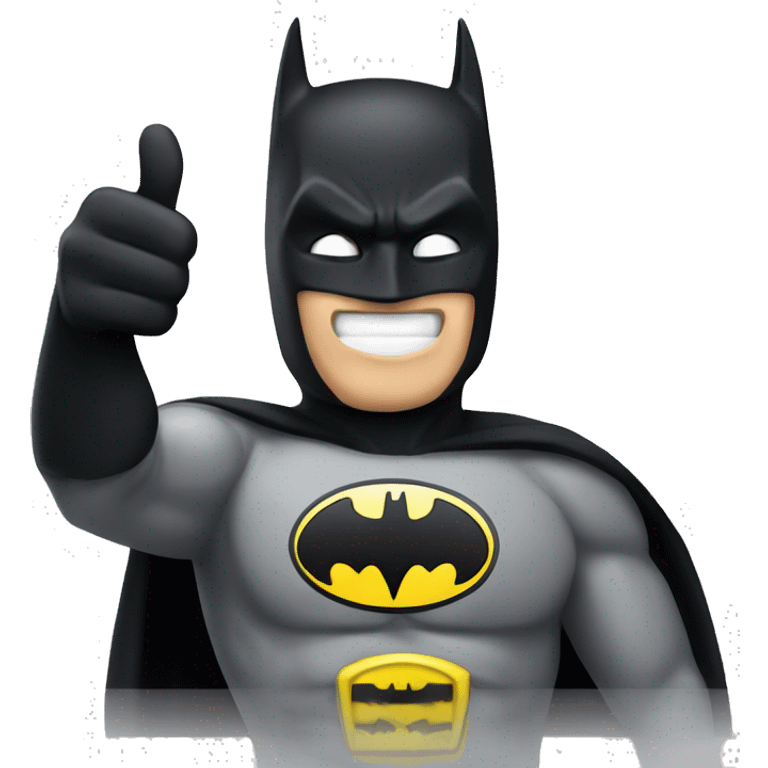 Batman thumbs up emoji