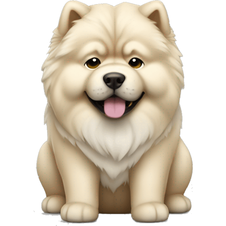 Chowchow white emoji