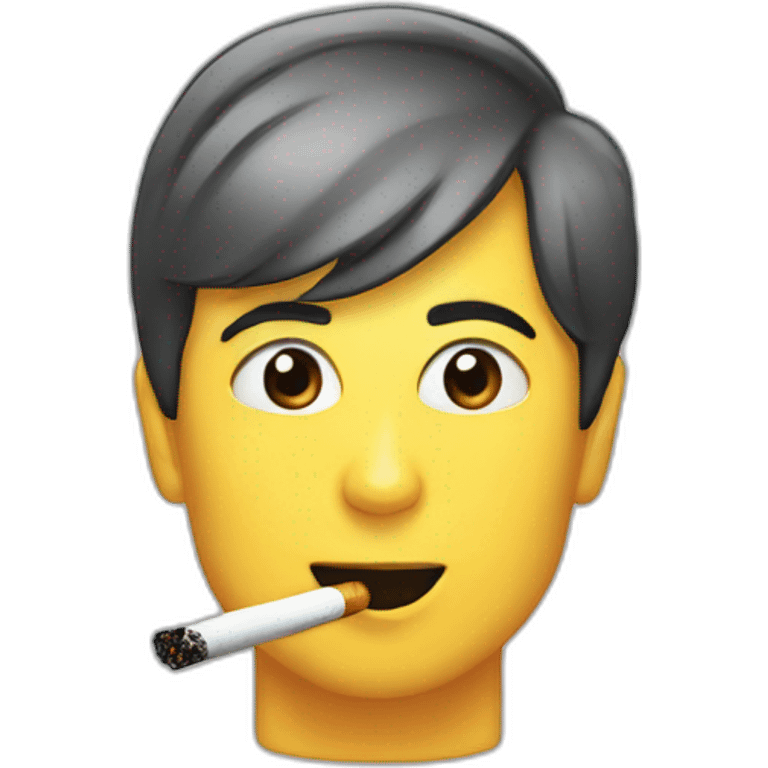 Toshiba smoking civarettes emoji