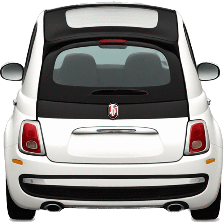 White fiat 500 emoji