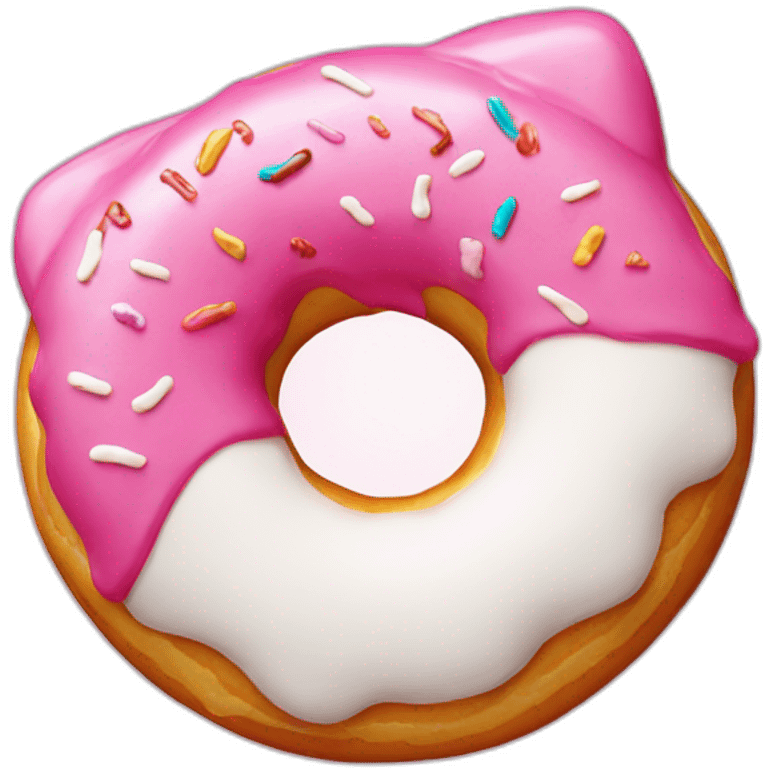 Hello kitty donut emoji