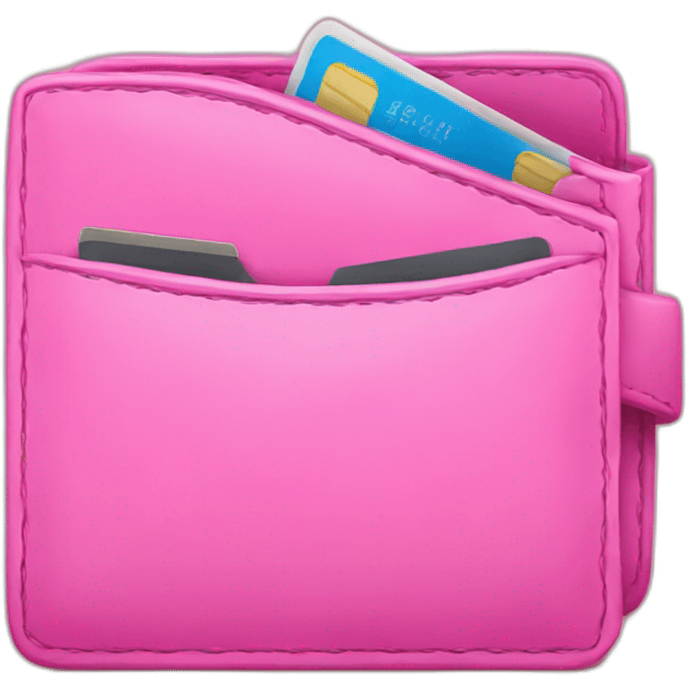 pink wallet emoji