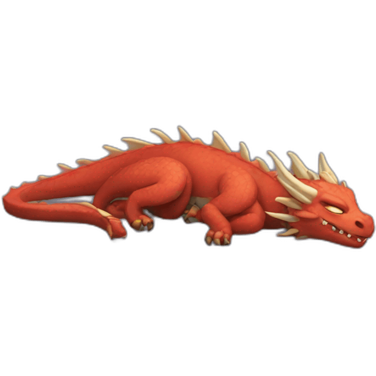 Dragon class sleeping emoji