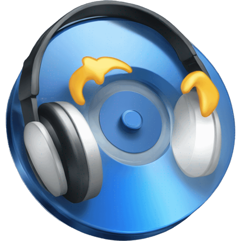 blue CD  emoji