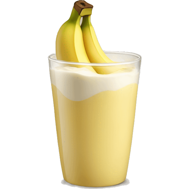 Banana con leche emoji