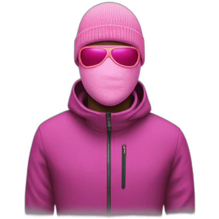 irish man with pink ski mask emoji