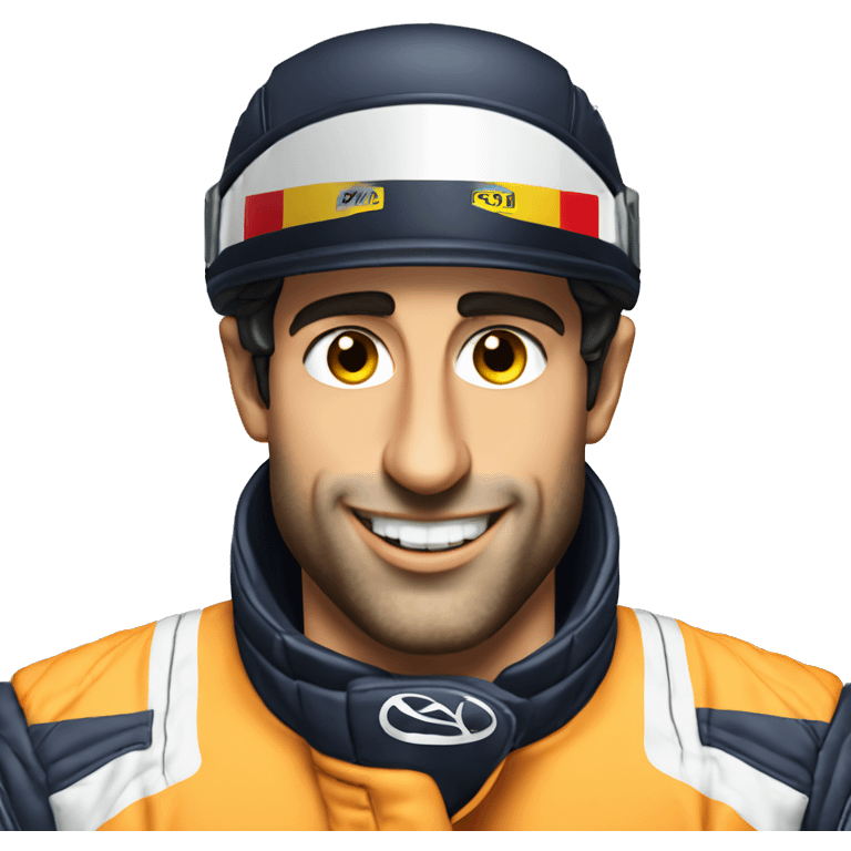 Daniel ricciardo formula 1 driver  emoji