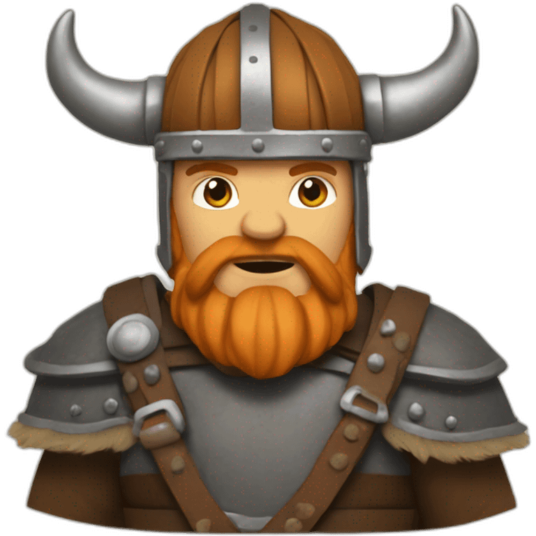 Un viking roux emoji