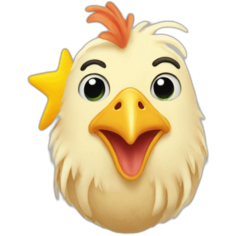 chicken star emoji