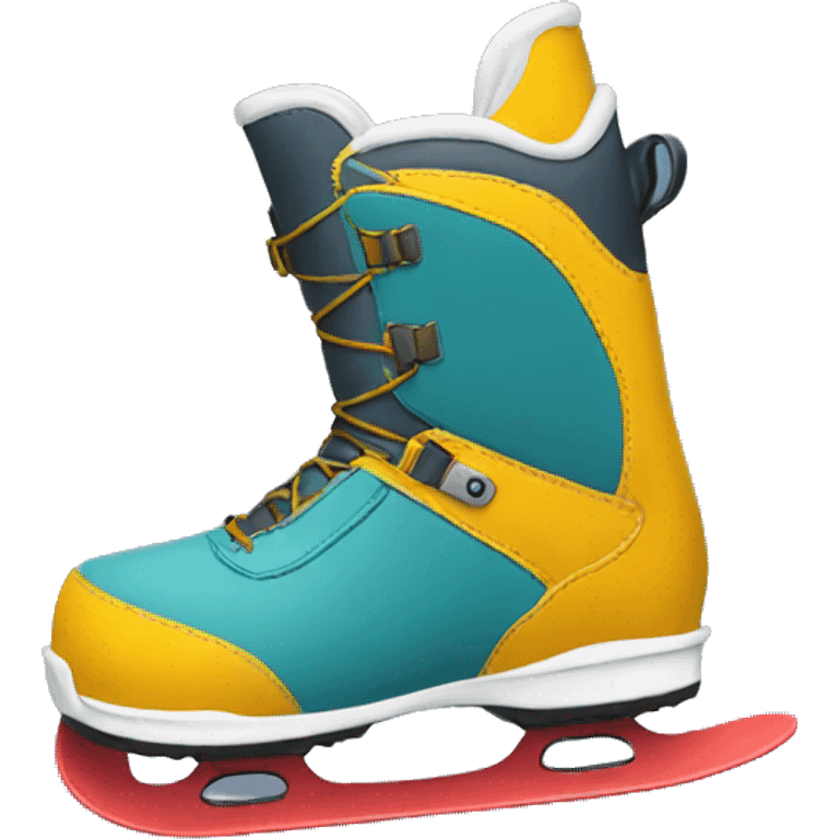 Snowboarding boot emoji