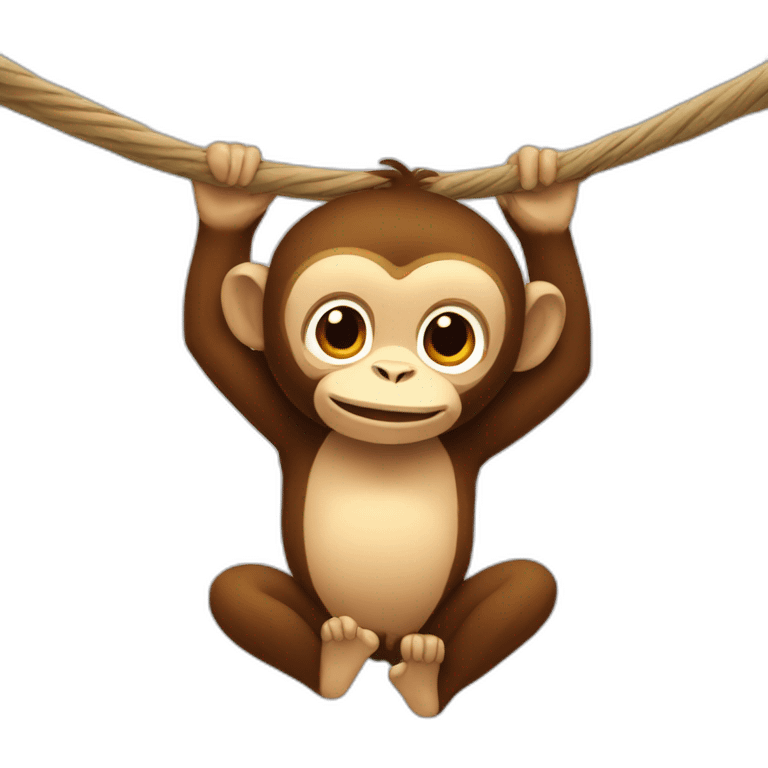 hanging monkey emoji