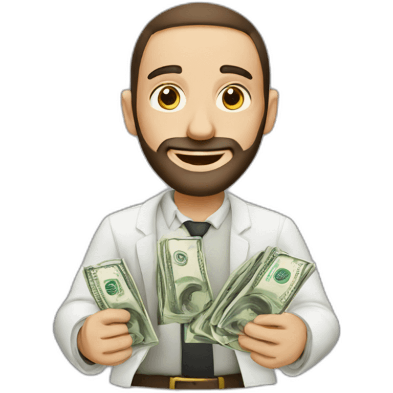 Jew with money emoji