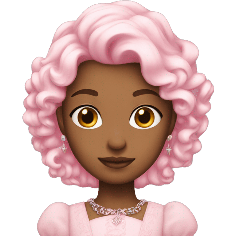 Pastel pink princess  emoji