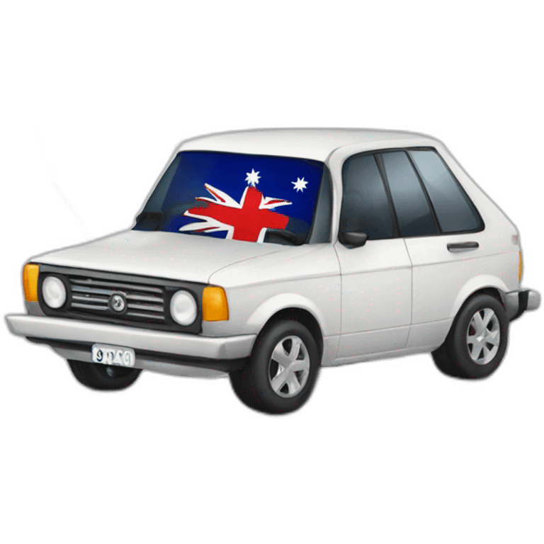 Australian flag car emoji