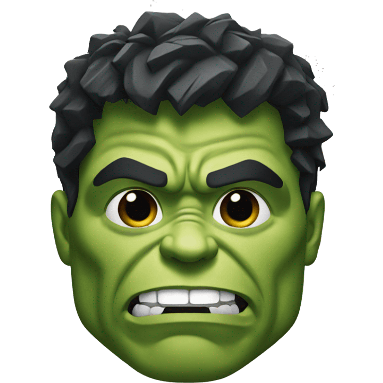 Hulk head  emoji