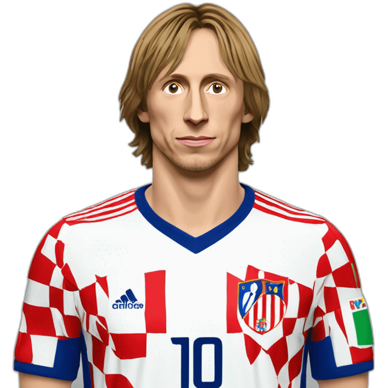 Luka Modric , Croatia jersey emoji