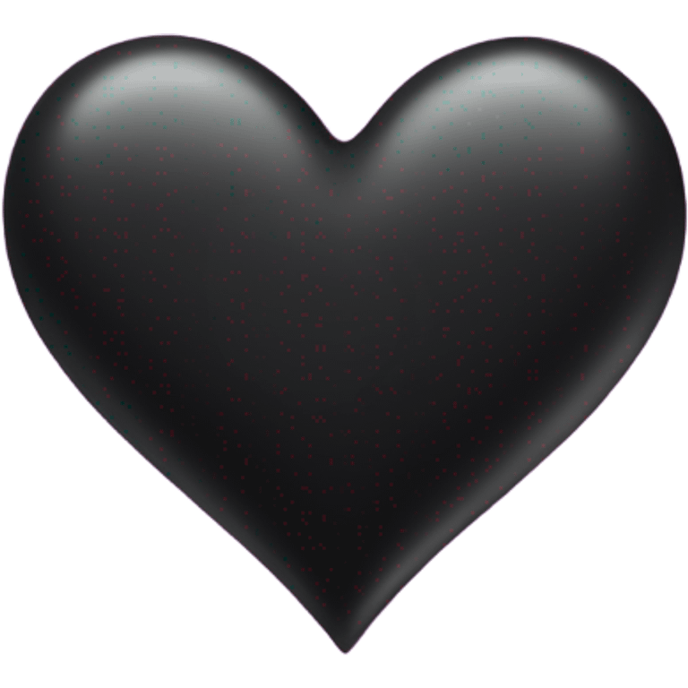 black heart with stars around emoji